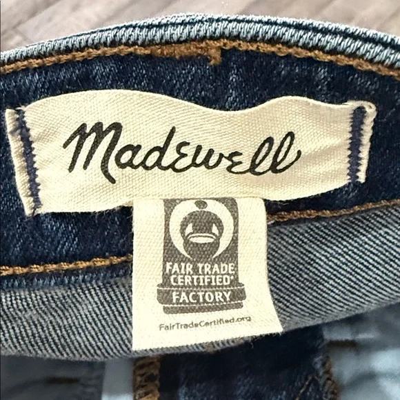 Madewell The Curvy Perfect Vintage High Rise Blue Jeans